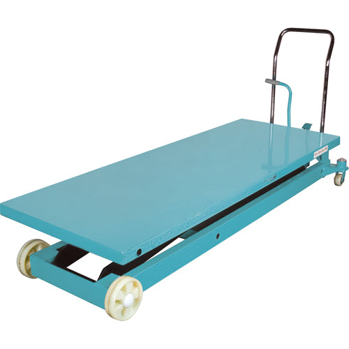 Table élévatrice robuste à ciseaux hydraulique, 80-1/8" lo x 29-1/2" la, Acier, Capacité 2200 lb - MJ525