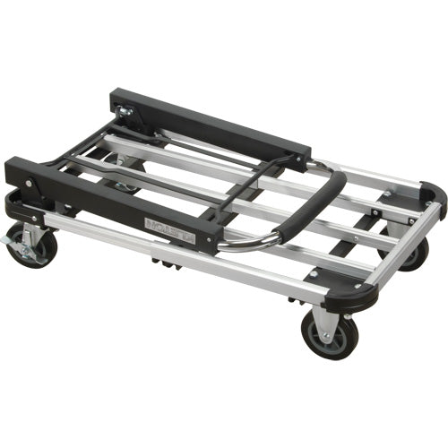 Chariots à plateforme pliants, Aluminium, 300 lb, 28" lo x 16" la, Hauteur 32" - MK990