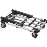 Chariots à plateforme pliants, Aluminium, 300 lb, 28" lo x 16" la, Hauteur 32" - MK990