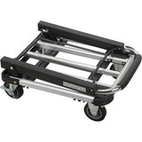 Chariots à plateforme pliants, Aluminium, 300 lb, 28" lo x 16" la, Hauteur 32" - MK990