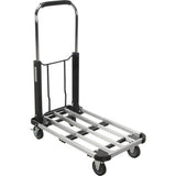 Chariots à plateforme pliants, Aluminium, 300 lb, 28" lo x 16" la, Hauteur 32" - MK990