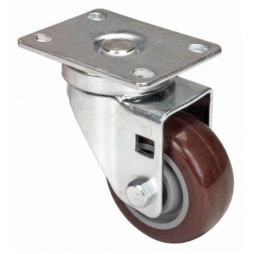 Roulette, Pivotant, 3" (76 mm), Polyuréthane, 230 lb (104 kg) - MP696