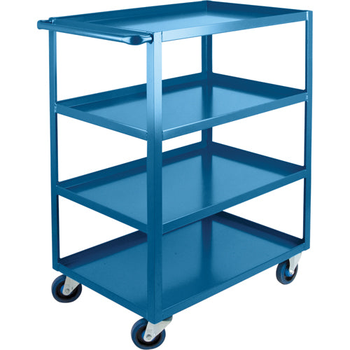 Chariots à tablettes robustes, 4 Tiers, 24" la x 48" h x 39" p, Capacité 1200 lb - ML092