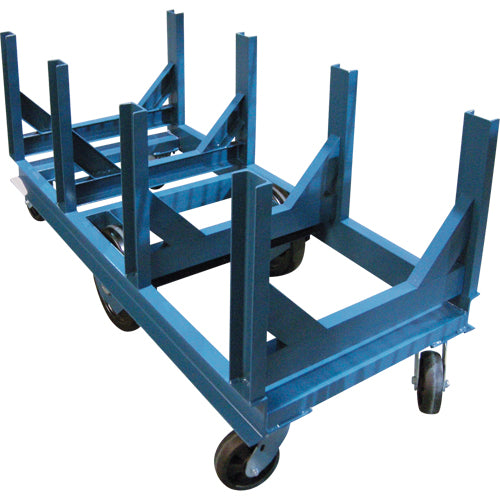 Chariot à berceaux, 60" lo x 28" la x 29" h, Capacité de 5000 lb, Roue Phénolique - ML128