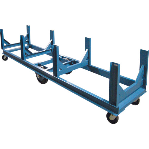 Chariot à berceaux, 96" lo x 28" la x 29" h, Capacité de 5000 lb, Roue Phénolique - ML130