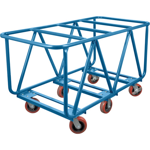 Chariot à plateforme pour matériaux de construction, 60" x 30" x 33", Capacité 2500 lb - ML141