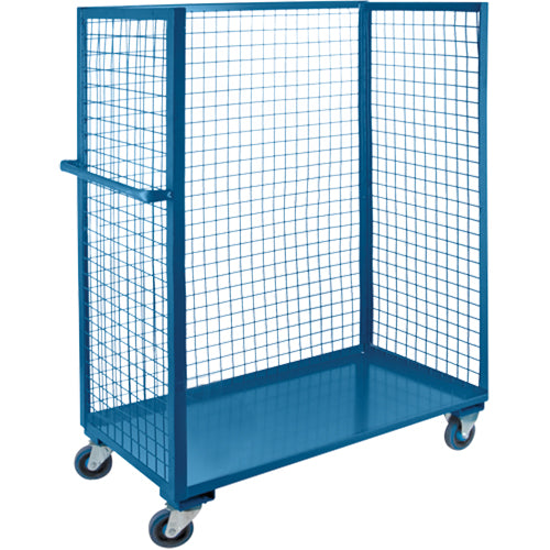 Chariots grillagés, Acier, 30" x 63" x 51", Capacité 1200 lb - ML223