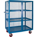 Chariot en treillis métallique, 3 niveaux, 51" lo x 32" la x 62,5" h, Cap. 2400 lb - ML259