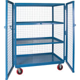 Chariot en treillis métallique, 3 niveaux, 51" lo x 32" la x 62,5" h, Cap. 2400 lb - ML259