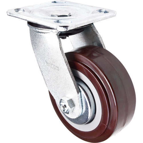Roulette, Pivotant, 5" (127 mm), Polyuréthane, 650 lb (294 kg) - ML397