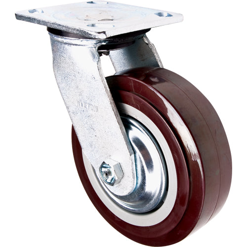 Roulette, Pivotant, 6" (152,4 mm), Polyuréthane, 850 lb (385 kg) - ML399