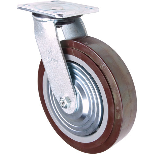 Roulette, Pivotant, 8" (203,2 mm), Polyuréthane, 1000 lb (453,6 kg) - ML401