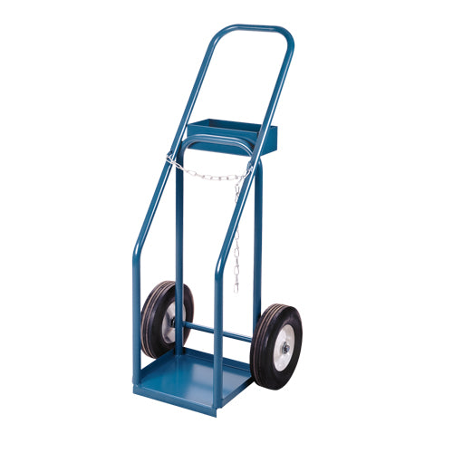 Chariots pour bouteilles de gaz, Roues Semi-pneumatique, Base de 12" la x 10" lo, 400 lb - ML414