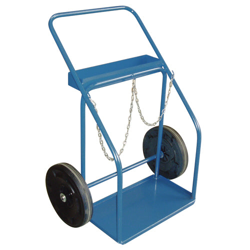Chariots pour bouteilles de gaz, Roues Caoutchouc, Base de , 1000 lb - ML415