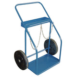 Chariots pour bouteilles de gaz, Roues Caoutchouc, Base de , 1000 lb - ML415