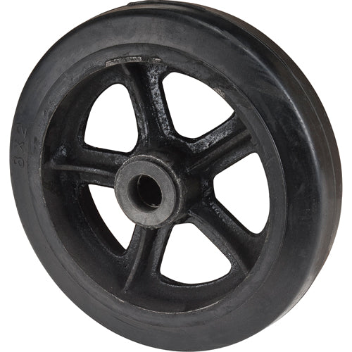 Roue en caoutchouc moulé, 8" (203 mm) dia. x 2" (51 mm) la, Capacité de 400 lb (181 kg) - ML813