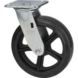 Roulette moulé en caoutchouc 8" (203,2 mm) capacité 660 lb (299 kg)
