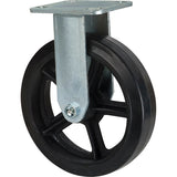 Roulette moulé en caoutchouc 8" (203,2 mm) capacité 660 lb (299 kg)