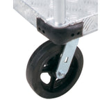 Chariots à plateforme en aluminium, 24" la x 36" lo, 2000 lb cap, Roues Caoutchouc moulé - ML928