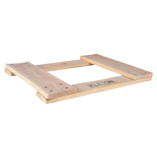 Cadre de socle roulant en bois dur, Roues en Non compris, Capacité de 900 lb, 18" la x 24" p x 1,5" h - MN176