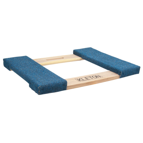 Cadre de socle roulant en bois dur à bouts avec tapis, Cadre en Bois, 18" la x 24" lo, Capacité 900 lb - MN174