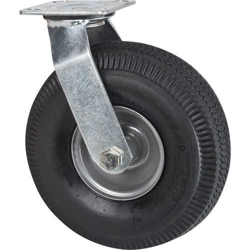 Roulettes de rechange pour chariots à plateforme robustes, 10" (254 mm), Pneumatique, 400 lb (181 kg)