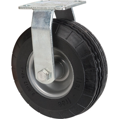 Roulettes anticrevaisons, Fixe, 8" (203,2 mm), Anticrevaison, 275 lb (125 kg) - MN225