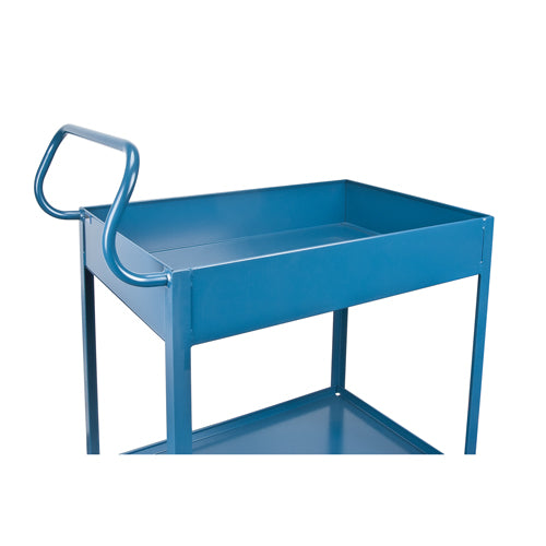 Chariots de service à bordure profonde, 2 Tiers, 24" la x 47" h x 36" p, Capacité 1200 lb - MN393