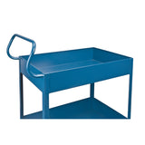 Chariots de service à bordure profonde, 2 Tiers, 24" la x 47" h x 36" p, Capacité 1200 lb - MN395