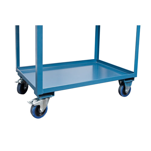 Chariots de service mobiles, 2 Tiers, 24" la x 57" h x 40" p, Capacité 1200 lb - MN396