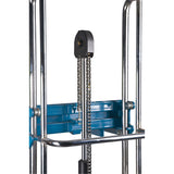 Gerbeur hydraulique à plateforme, Mécanisme Pompe au pied, Capacité de 880 lb, Levage max de 60" - MN397