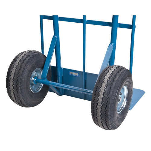 Load Retention Hand Trucks, Double Grip, Steel, 53" Height, 600 lb Capacity - MN412