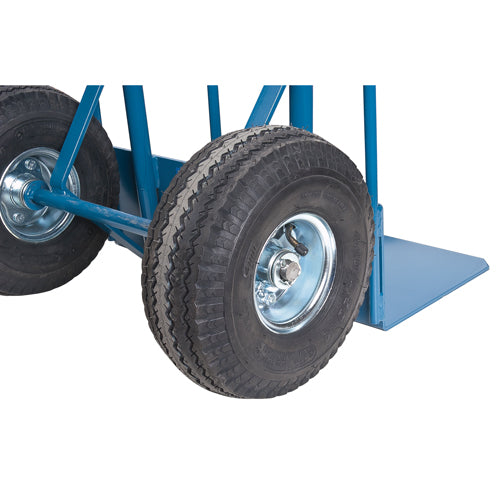 Load Retention Hand Trucks, Double Grip, Steel, 53" Height, 600 lb Capacity - MN412