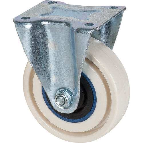 Roulettes sandwich, Fixe, 4" (101,6 mm), Nylon, 440 lb (199,58 kg) - MN442