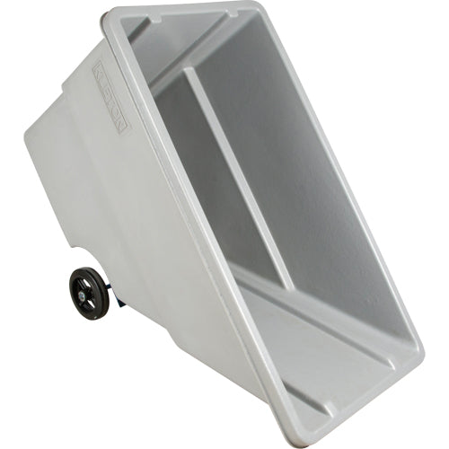 Chariot basculeur en acier, Polyéthylène, 0,625 vg³, Capacité de charge de 500 lb - MN980