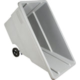 Chariot basculeur en acier, Polyéthylène, 0,625 vg³, Capacité de charge de 500 lb - MN980