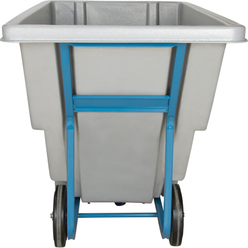 Chariot basculeur en acier, Polyéthylène, 0,625 vg³, Capacité de charge de 850 lb - MN981