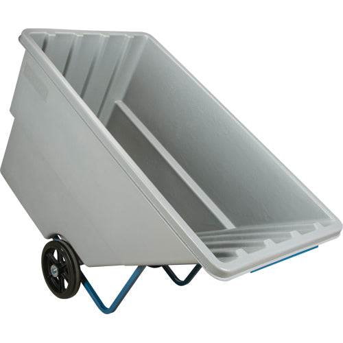 Chariot basculeur en acier, Polyéthylène, 1,1 vg³, Capacité de charge de 1250 lb - MN982