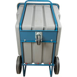 Chariot basculeur en acier, Polyéthylène, 1,1 vg³, Capacité de charge de 1250 lb - MN982