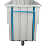 Chariot basculeur en acier, Polyéthylène, 1,1 vg³, Capacité de charge de 1250 lb - MN982