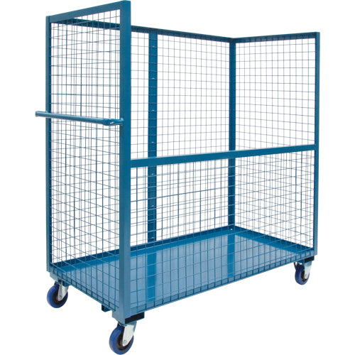 Chariot grillagé pour transport , Acier, 24" x 55" x 60", Capacité 2400 lb - MO054