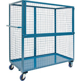 Chariot grillagé pour transport , Acier, 24" x 55" x 60", Capacité 2400 lb - MO055