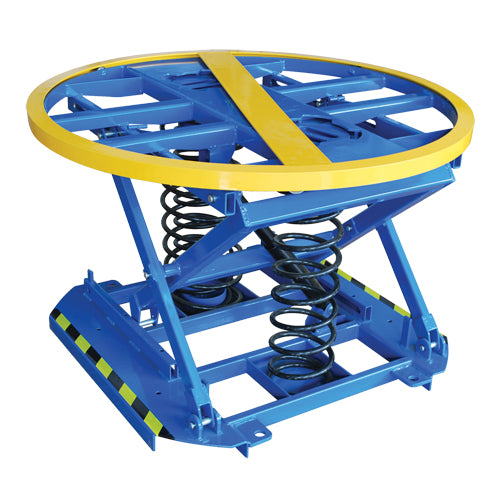 Plateforme de levage à ressorts, 43-5/8" lo x 43-5/8" la, Capacité 4400 lb - MO787