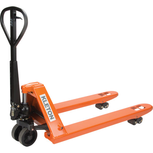 Heavy Duty Hydraulic Pallet Truck, Steel, 48" L x 27" W, 11000 lb Capacity - MO890