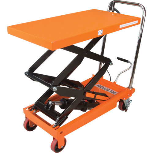 Table élévatrice à ciseaux hydraulique, 35-3/4" lo x 19-3/4" la, Acier, Capacité 770 lb - MP007