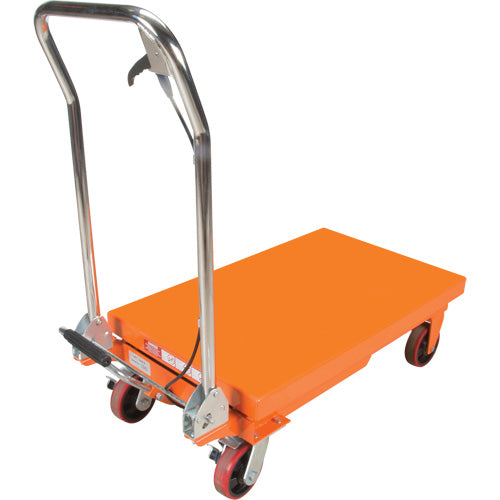Table élévatrice à ciseaux hydraulique, 32" lo x 19-3/4" la, Acier, Capacité 1100 lb - MP008