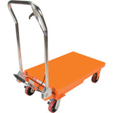 Table élévatrice à ciseaux hydraulique, 32" lo x 19-3/4" la, Acier, Capacité 1100 lb - MP008