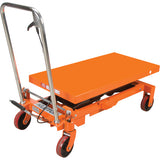 Hydraulic Scissor Lift Table, 39-1/2" L x 20" W, Steel, 1650 lb Capacity - MP010