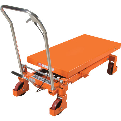 Table élévatrice à ciseaux hydraulique, 40" lo x 20 " la, Acier, Capacité 2200 lb - MP011