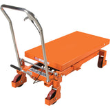 Table élévatrice à ciseaux hydraulique, 40" lo x 20 " la, Acier, Capacité 2200 lb - MP011